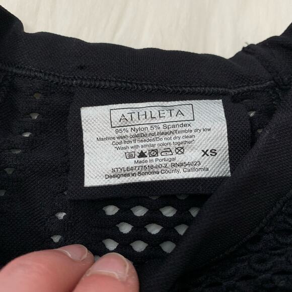 Athleta black diamond mesh trophy tank - Picture 5 of 8